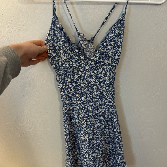 Zaful Dresses & Skirts - Floral Blue and White Dress